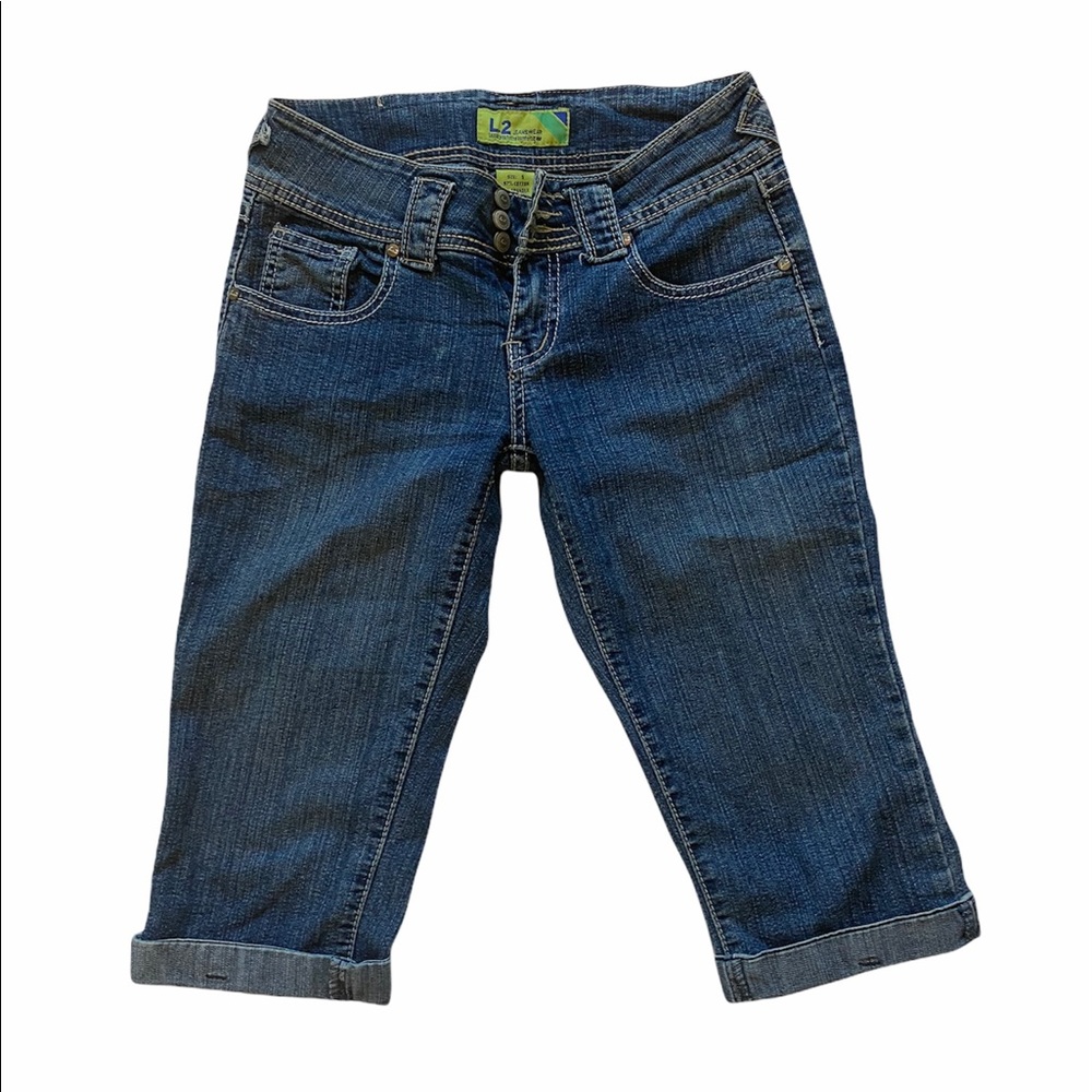 Size 5 L2 Jeanswear Low Rise Stretch Capri Jean